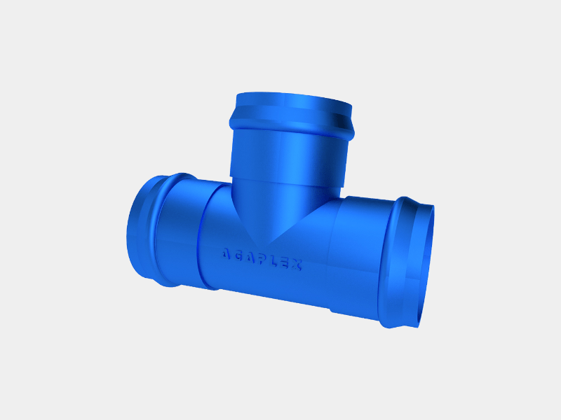 Té À 3 Emboitements - Agaplex Fonderie